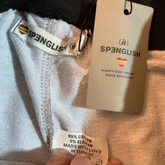 NWT DESIGNER PURPLE CAMO JOGGERS SWEATPANTS W/ EQUESTRIAN PATCHES S - Picture 6 of 7